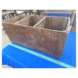 Wooden crate, 12x26x11