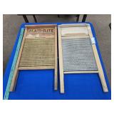 2 Vintage Washboards