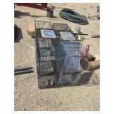 4 medium size live traps