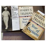 3 Harry Truman Books - one Autographed