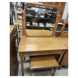 Vanity desk with stool