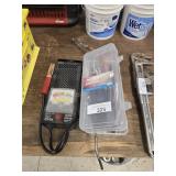 Battery tester, air fittings