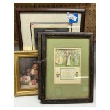 4 Framed Pictures