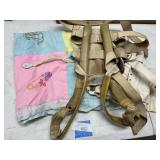 3 Items - Crib Quilt & Corsets