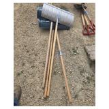 4 snow shovels