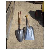 4 shovels
