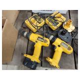 2 Dewalt drills