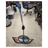 Measuring wheel and saw