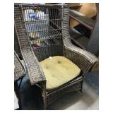 Wicker Rocker-As-Is