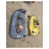 2 lawnmower decks