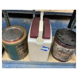 3 Items - Cooler & Tins