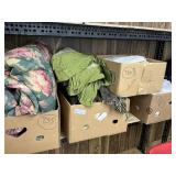 4 Boxes Linens & Misc.