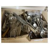 2 Flats Silver plated Flatware