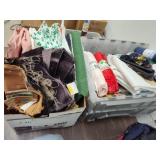 2 boxes of fabric