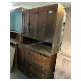 Primitive Cupboard. - 48x19x76"