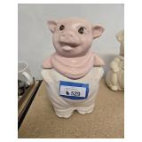 Vintage pig cookie jar