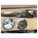 3 Painted Saw Blades