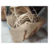 Tote bag with craft items
