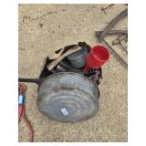 Oil pan, funnels and other items