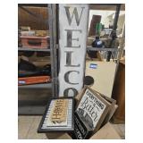 Signs and other items