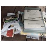 Light box, stencils, stamps and other