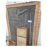 Mirror and chalkboard