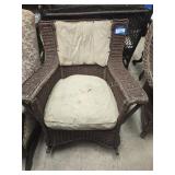 Wicker rocker