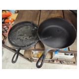 Griswold no 9 and Wagner Ware no 8 cast irons