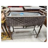 Wicker planter