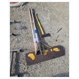 Shivel, post hole digger and maul