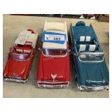 3 Diecast Cars