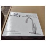 Home2O faucet with pull down spray stainless steel