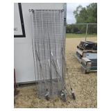 Metal Shelving with wheels