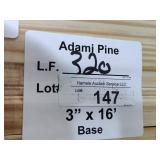 Adami pine base trim 3"x16