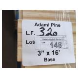 Adami pine base trim 3"x16