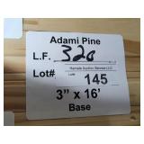 Adami pine base trim 3"x16
