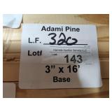 Adami pine base trim 3"x16