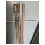 4 pieces T Molding, 2 trim molding