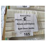 Arauco pine split door jambs 8 pcs