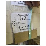Arauco MDF Base Board 5-1/4x16ft 192LF