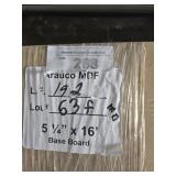 Arauco MDF Base Board 5-1/4x16ft 192LF