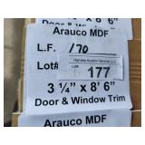 Arauco MDF door and window trim 3-1/4x8