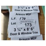 Arauco MDF door and window trim 3-1/4x8