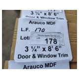 Arauco MDF door and window trim 3-1/4x8