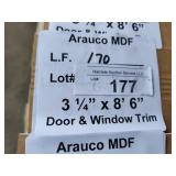 Arauco MDF door and window trim 3-1/4x8