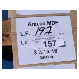 Arauco MDF shaker base 3-1/2"x16