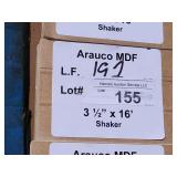 Arauco MDF shaker base 3-1/2"x16