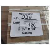 Metrie MDF casing 2-1/4x14