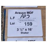 Arauco MDF shaker base 3-1/2"x16
