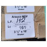 Arauco MDF shaker base 3-1/2"x16